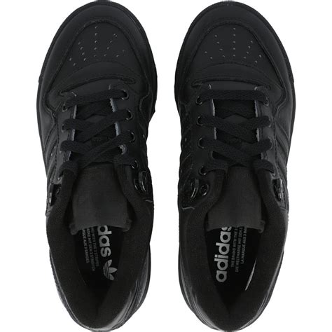 adidas zwart leer|adidas originals leren.